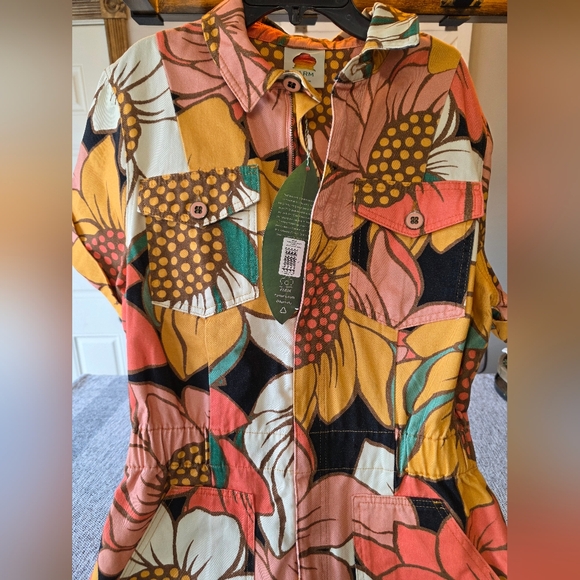 FARM Rio Multicolor Sunflower Jumpsuit - Picture 6 of 11